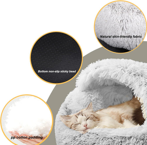 Long Plush Pet Bed