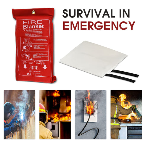 Fire Extinguishers Tent Boat Emergency Blanket