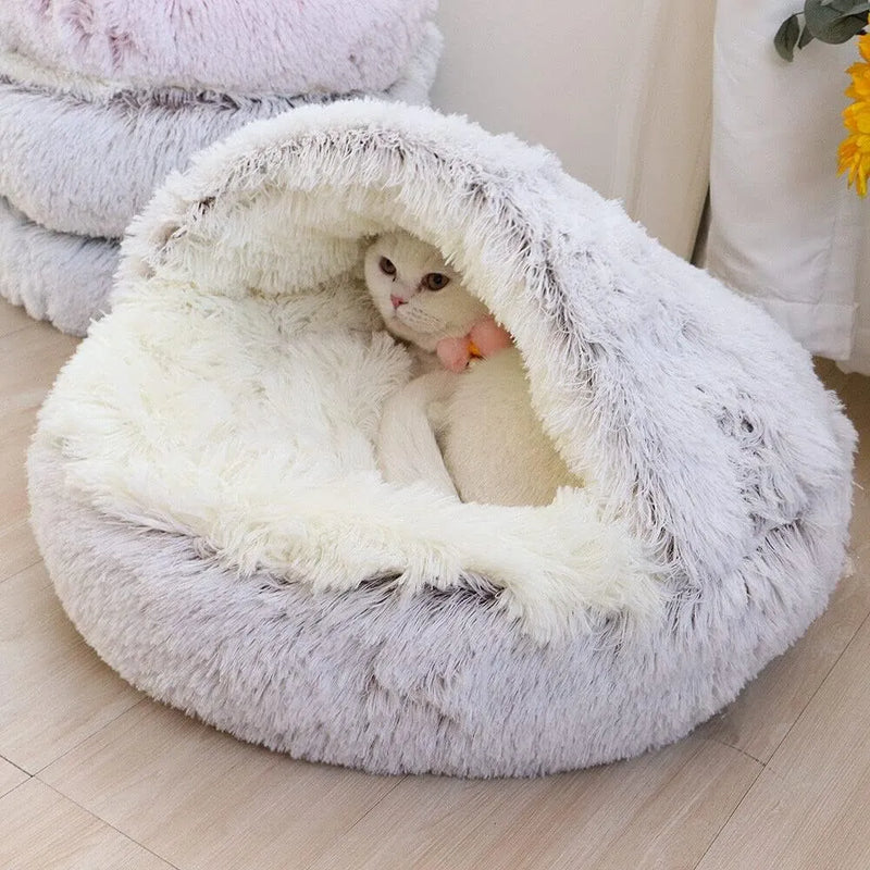 Long Plush Pet Bed