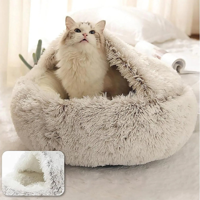 Long Plush Pet Bed