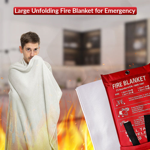 Fire Extinguishers Tent Boat Emergency Blanket